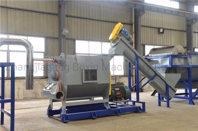 2021 Plastic Recycling System for PP/PE Flakes Stretch Film Washing Squeezing Machine