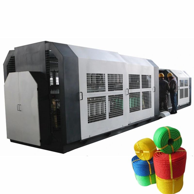 PP PE Polyester Fibre Recycle Plastic Filament Rope Machine