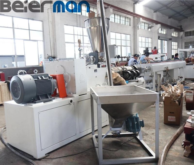 63mm Diameter PVC 2 Pipe Production Line Double Cavity
