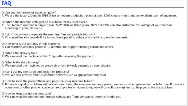 Reanin K6000 Manufacture of Polyurea Sprayer and High Pressure PU Foam Machine