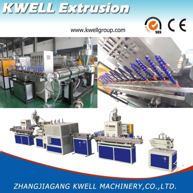 Multi Layers Fiber Braided Plastic PVC Hose Extrusion Making Machine