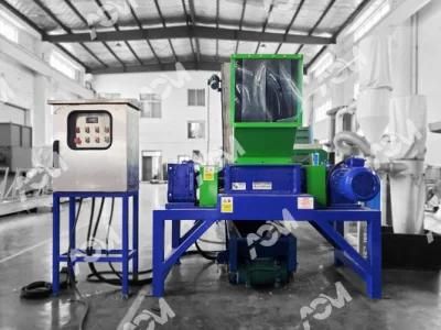 Single Shaft Double Shafts Waste Plastic Metal Wood Shredder Crushers for Lumps Bottles ...