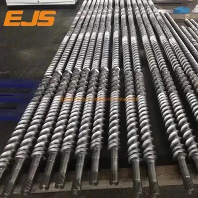 2 Flighted Screw Elements for Twin Screw Extruder Plastic Machine