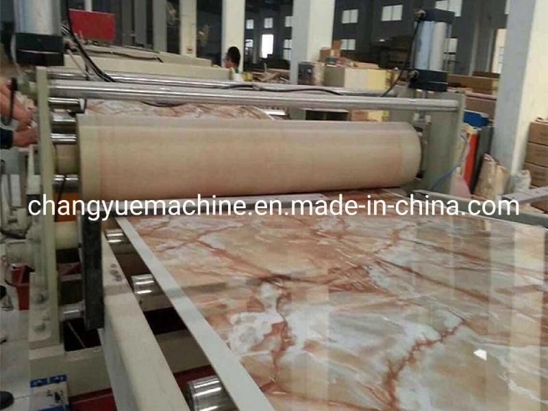 Well Designed PVC Artifical Marble Sheet Making Machine