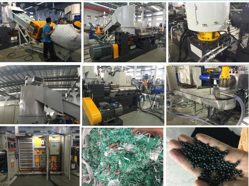 Plastic Recycling Machinery PE PP PVC Pet Pelletizer Line