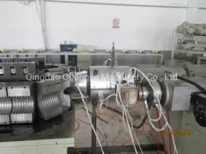40-160mm HDPE Corrugated Double Wall Pipe Extruding Line Equipment Machine