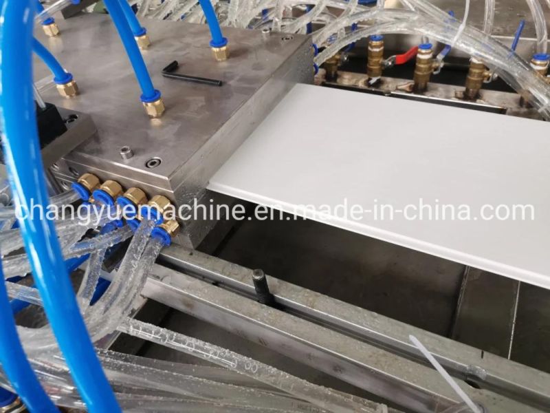 Plastic Twin Double Screw PVC Roof Ceiling Panel Extruder Making Machine