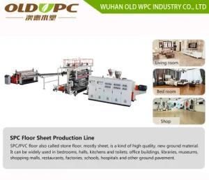 Spc PVC Floor Making Machine for House Decoration/Spc Flooring Extruder