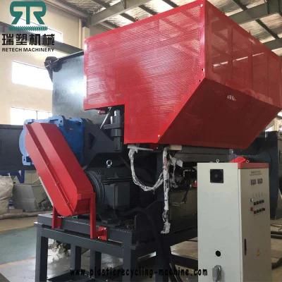 Heavy HDPE Bottle/HDPE Jar/HDPE Barrel/PE PP Basket Twin Worm Shredder