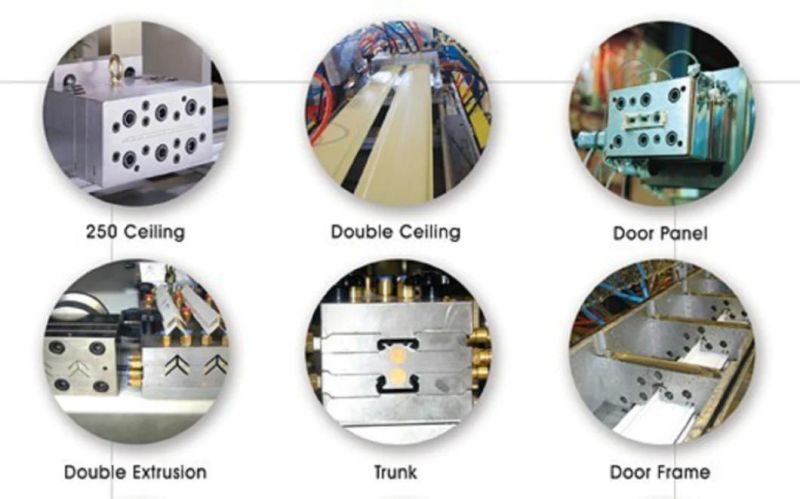 PVC WPC Windows and Door Profiles Extrusion Production Line