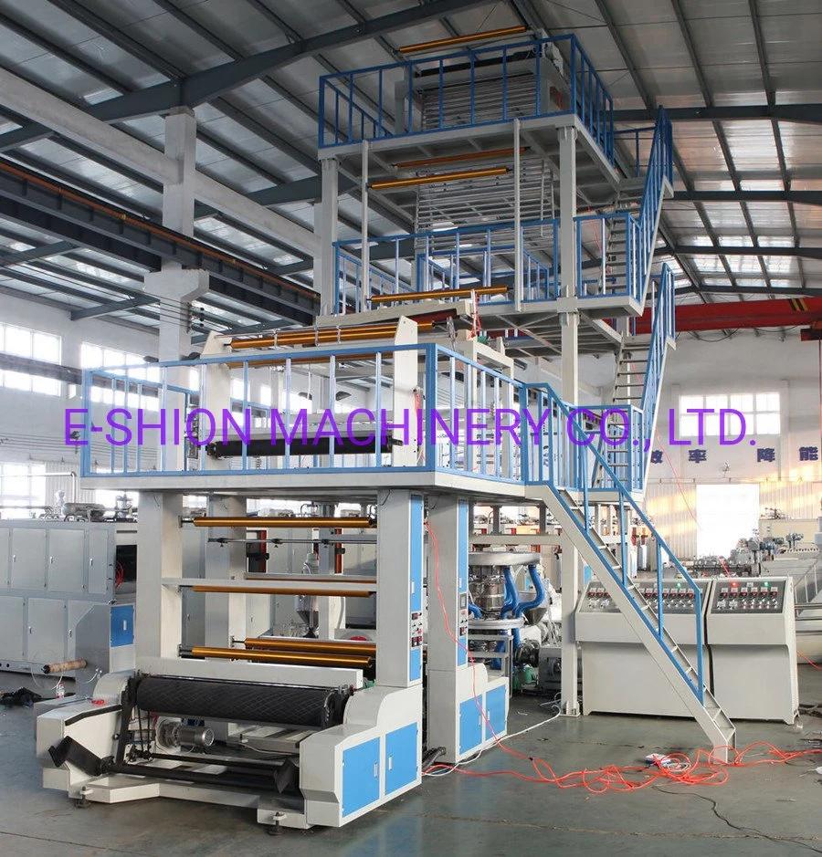 High Speed 3 Layer Rotary Die Head Biodegradable Film Blowing Machine