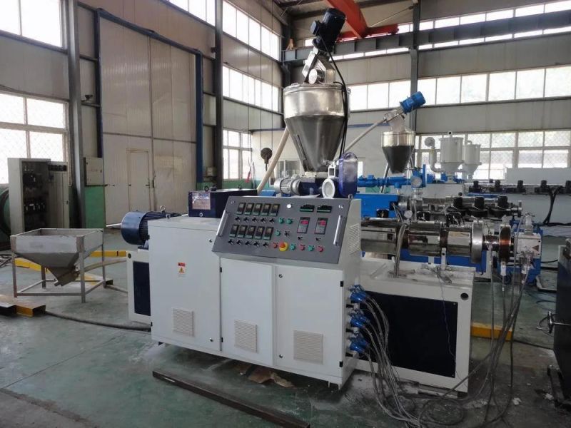 Plastic UPVC PVC Half-Round Rain Gutter Pipe Profile Making Machine