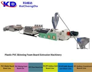PVC Advertisement Foam Board Extrusion Line/Plastic Equipment