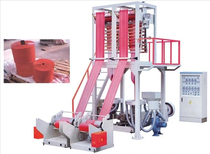Dual Head Plastic Film Blowing Machine (70kg/h output) Chsj--2A