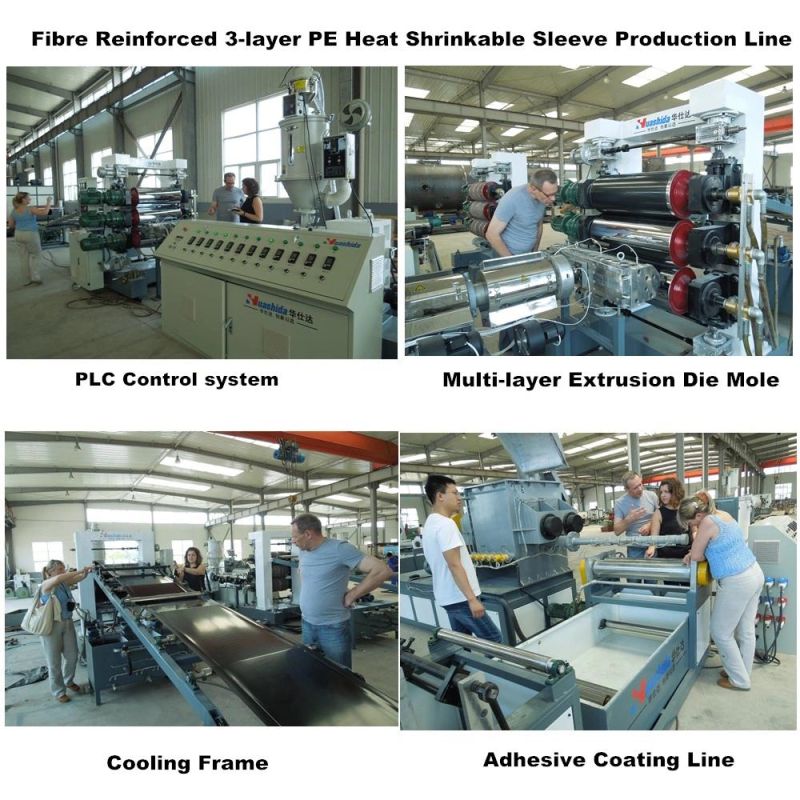 PE Heat Shrinkable Sleeve PE Heat Shrinkable Extruder Machinery