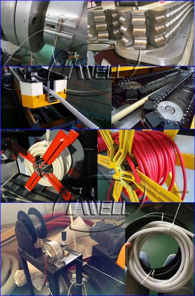 Cost Effective China Corrugated Plastic Tubing Pipe Extrusion Machine