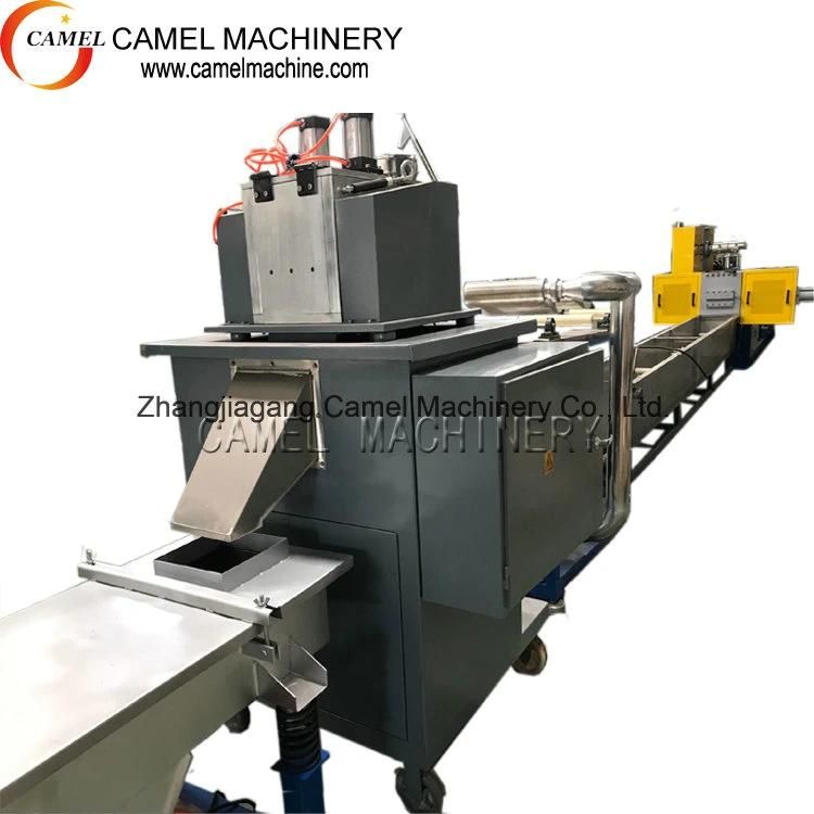 Plastic PE PP Film Flakes Pelletizing Machine Recycling Extruder