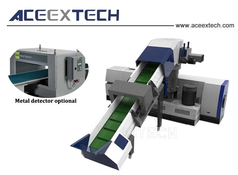 PP PE BOPP Plastic Waste Film Woven Bag Recycling ABS/PS Water Ring Pelletizing Machine