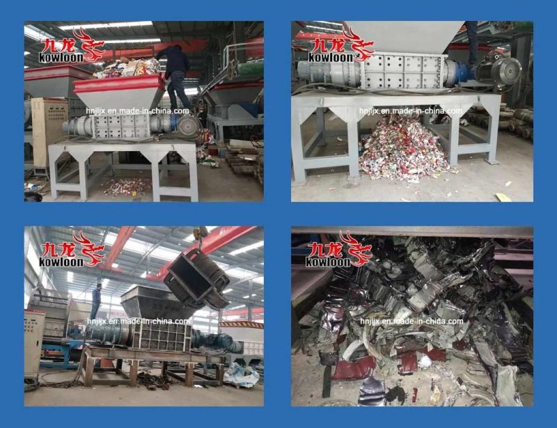 Aluminum Cans Double Shaft Shredder