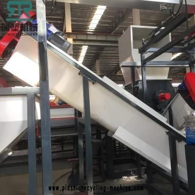 Waste PE PP Scrap Film Bag Recycling Machine Laminated Foil Shopping Bag Washing Line