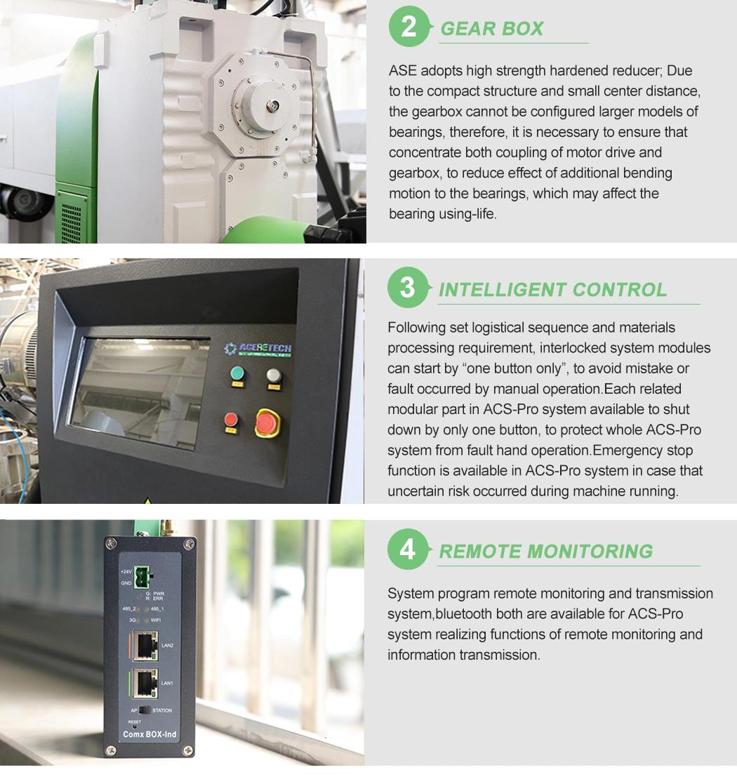 Aceretech Mini Granulator for Plastic Granules Making Process