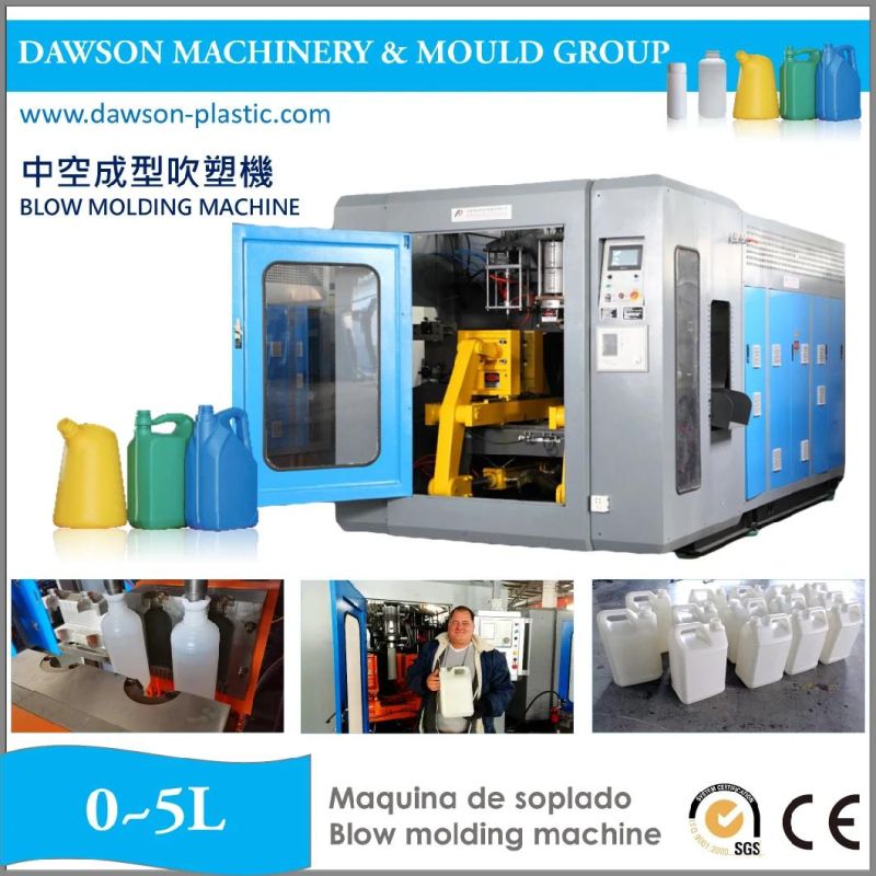 5L Lubricant Bottles Blow Molding Machine with Auto Deflashing