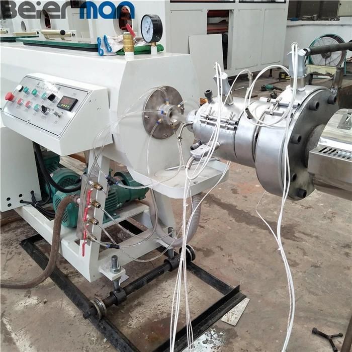 Beierman 16-110mm Single Layer PE HDPE Water Pipe Single Screw Co-Extrusion Production Line with Laser Printer Siemens Motor