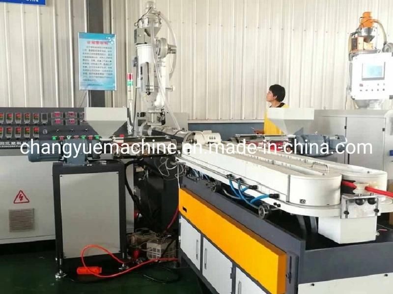 Best Selling PVC Single Wall Corrugated Pipe Extruder Machine