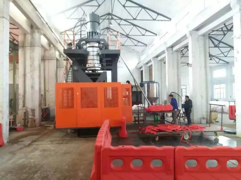 Plastic Temporary Safety Fence Water Traffic Barrier Production Extrusion Blowing Molding Moulding Machine