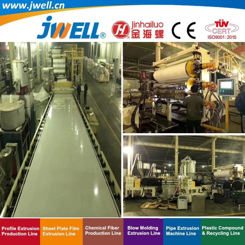 Jwell-HIPS Plastic Refrigerator Board Sheet Recycling Making Extrusion Machine Used in Refrigerator Door and Inner Gallbladder|Drawers Water Dispensers
