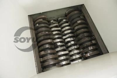 High Efficiency Waste Wood Recycled Timber Shredder Quad Shaft Shredder