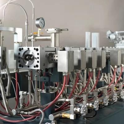 PP PE Film Two Extruder Granulation Line /Plastic Pelletizing Line