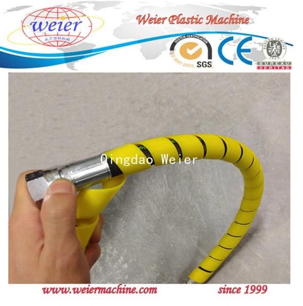 Hydraulic Hose Pipe Plastic Spiral Hose Protector Sleeve Production Line Making Machine