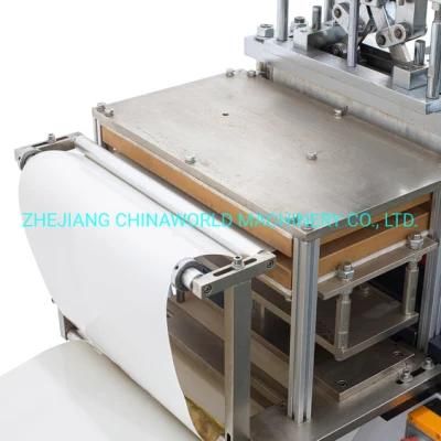 Automatic PVC Pet Plastic Coffee Cup Lid Paper Cup with Lid Making Machine