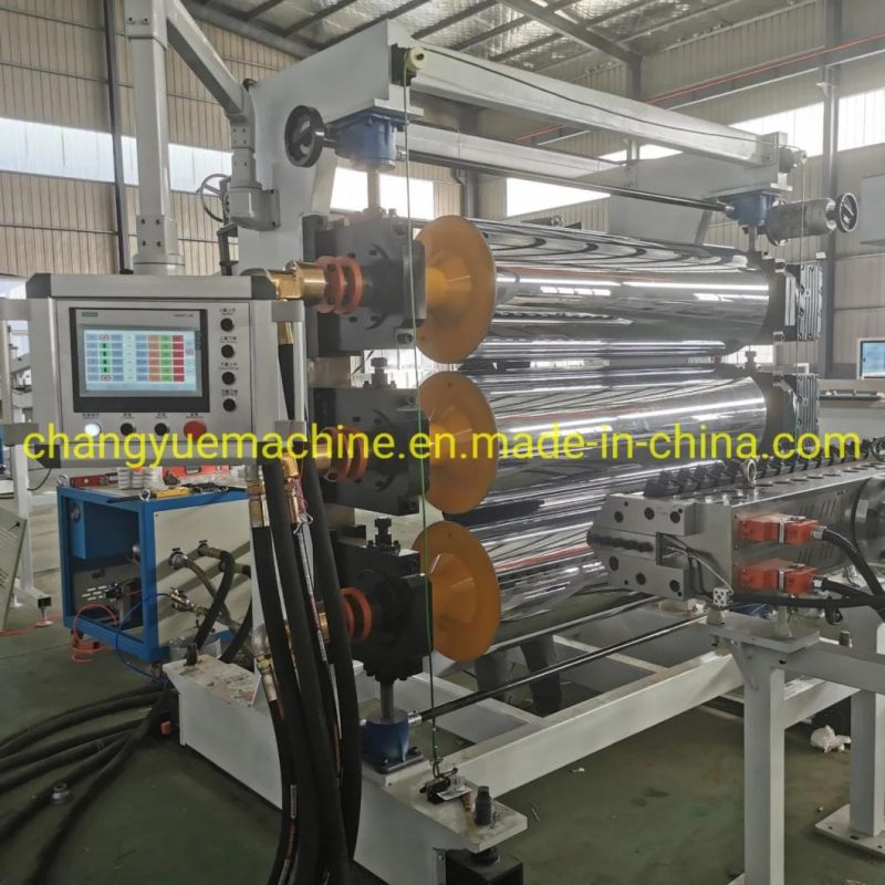 Plastic PE PP PS Sheet Production Line for Thermoforming