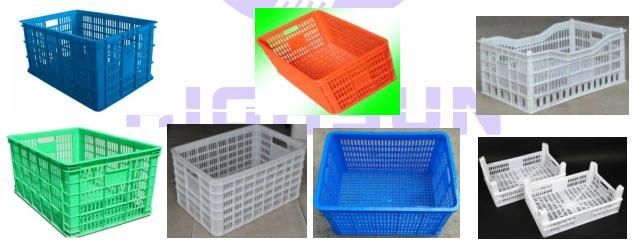 Plastic Crate 410g Plastic Injection Moulding Machine