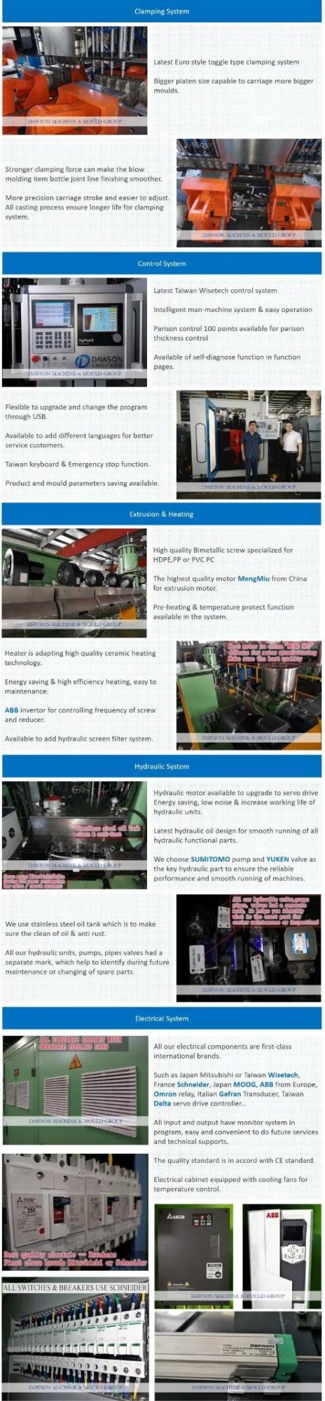 HDPE Plastic Bottles Automatic Blow Molding/Moulding Machine