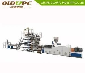 PVC Floor Tile Production Machine Spc Vinyl Floor Production Line