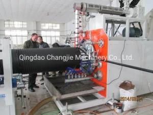 PE Single Wall Winding Pipe Making Production Extrusion Machine