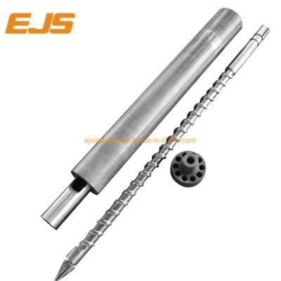 Injection Molding Machine Screw Barrel / Bimetallic Chen Hsong Screw Barrel with 38crmoala