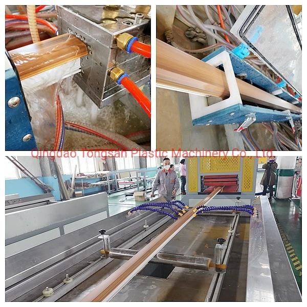 UPVC PVC Windows Profile Making Machine / PVC Profile Machine Manufacturer Price