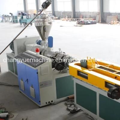 CE Standard PVC Single Wall Corrugated Pipe Production Line