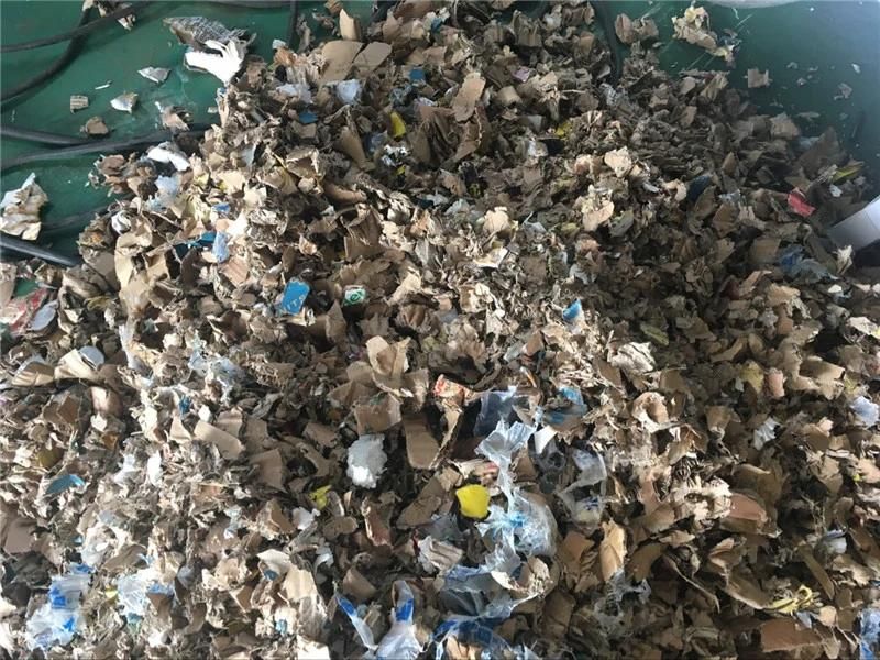 Double Shaft Aluminum Can / Scrap Metal / Carton Shredder Machine