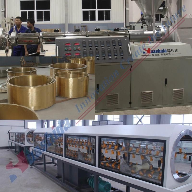 HDPE Water Gas Supplying Solid Pressure Pipe Extrusion Line