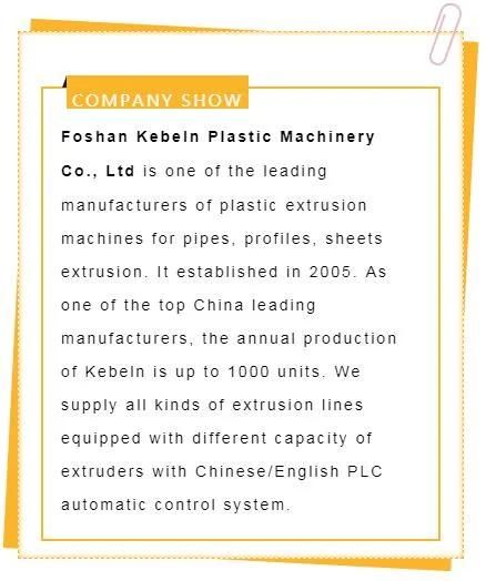 Big Pipe Diameter PVC Pipe Extrusion Machine Plastic Pipe Machine