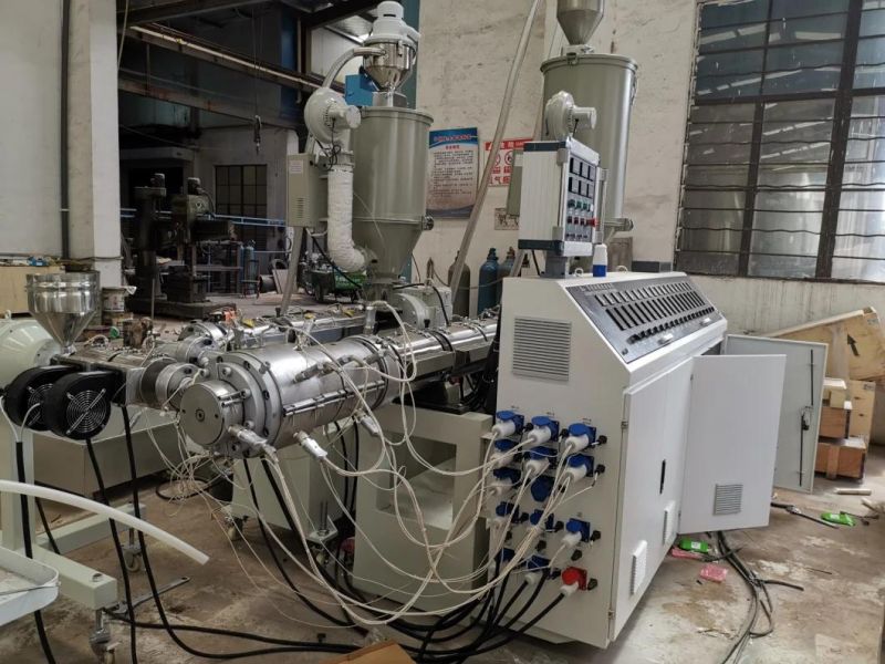 20-110mm HDPE/PPR 3 Layers ABA Single Screw Pipe Co-Extrusion Production Line for Sale