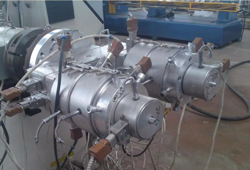 PE PP PVC Dual Pipe Production Extruder