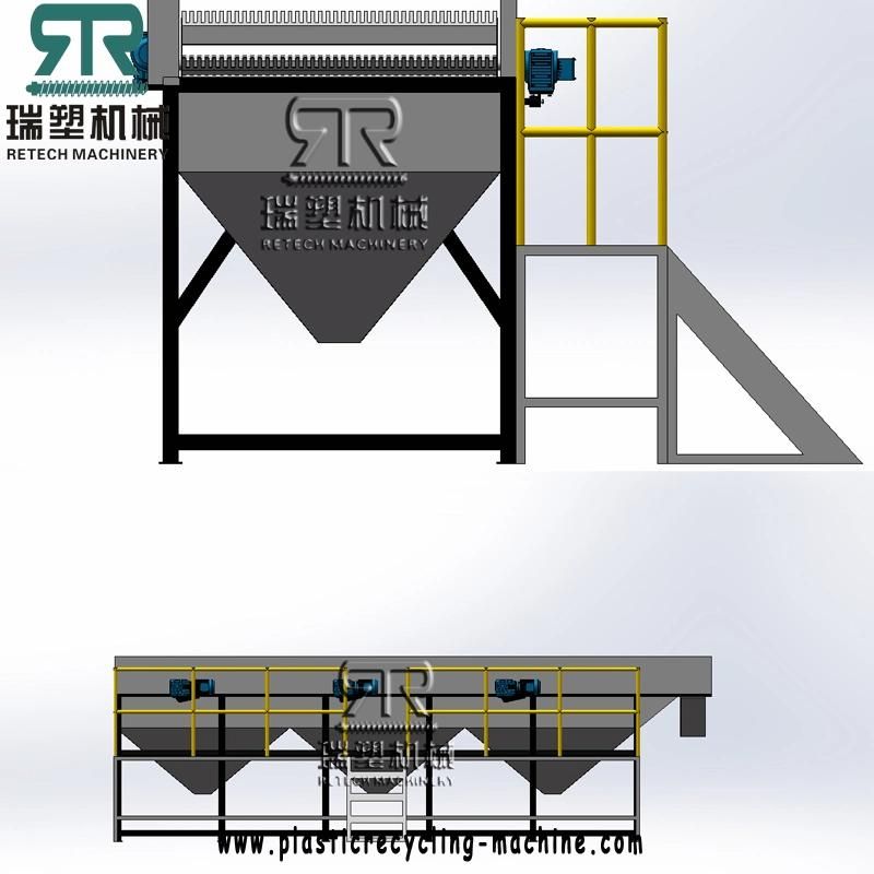 off Grade Virgin Prime LDPE/HDPE Film Recycling Machine with 200-220kg/H