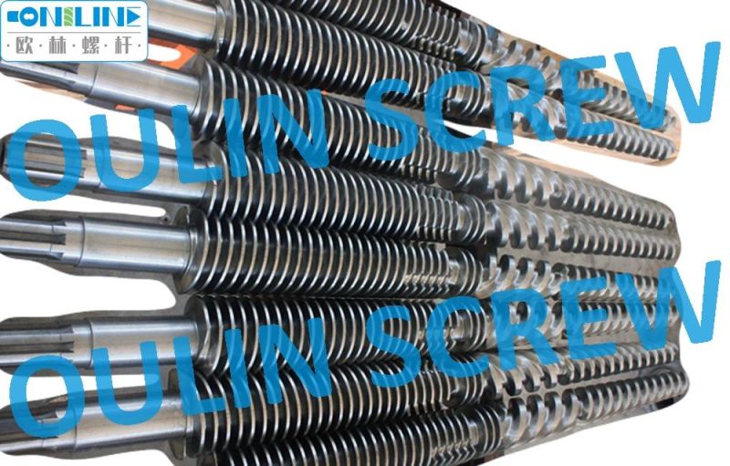 Twin Conical Screw and Barrel for PVC Pipe