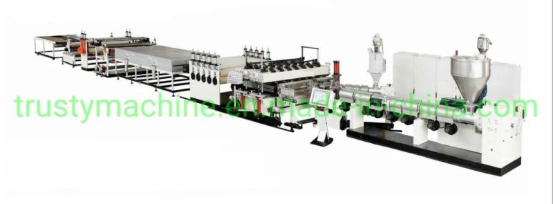Hot Sale Plastic PP PE PC Hollow Grid Sheet Production Line Extrusion Line